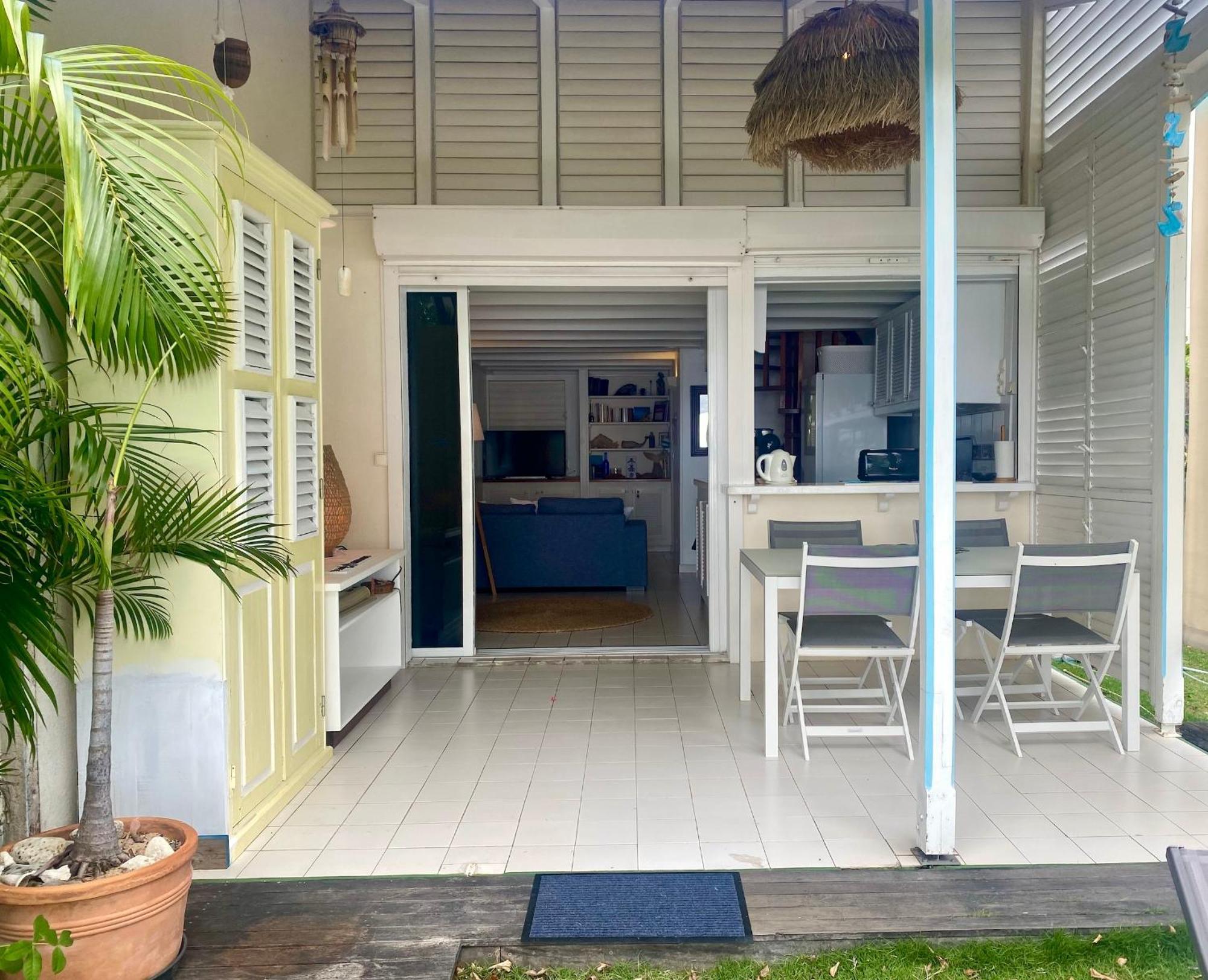 Bungalow Anolis Face A La Mer A 2 Min De La Plage. テール・ド・オー エクステリア 写真